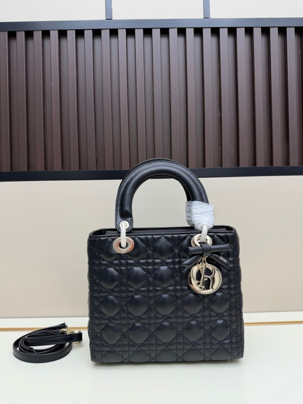Dior Lady Dior Mini Quilted Handbag